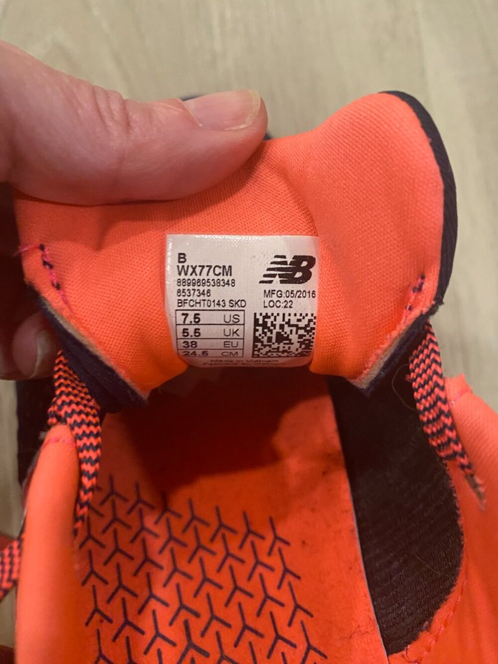 New Balance Vazee Running Shoes Navy Orange Women’s 7.5 Athletic Sneakers - Picture 5 of 7